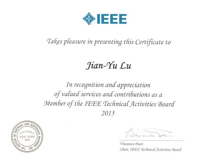  * IEEE Technical Activity Board (TAB) Services, 2015 * 